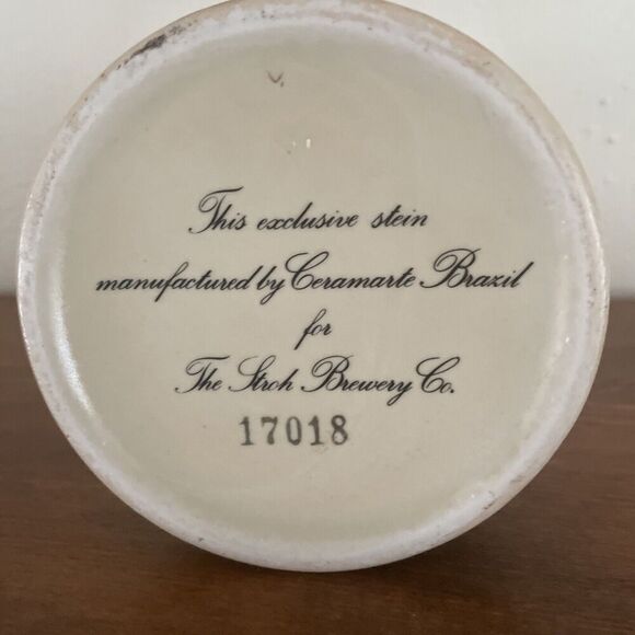 Vtg Stroh Brewing Beer Stein Bohemian Heritage IV Collector's Stein Boho #17018 - Picture 7 of 8